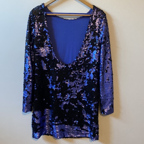 Mink Pink Sequin Mini Dress - Picture 6 of 8